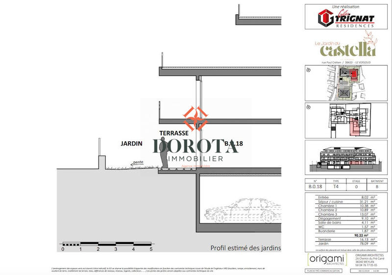 Appartement - 90 m² - 4 pièces