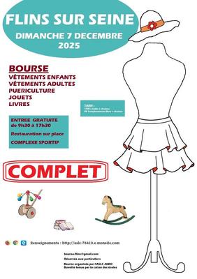 Bourse aux vêtements, puériculture, jouets et livres