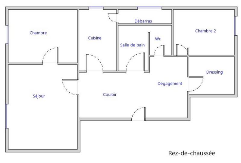 Appartement - 62 m² - 3 pièces