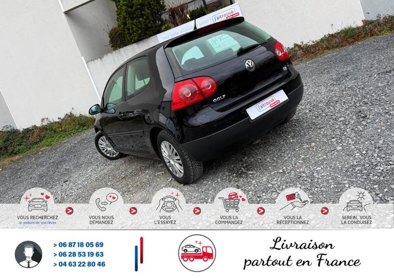 Volkswagen Golf V 1.6 I 105cv Confortline*Ct Révision Kit Distribution Entretien Complet*Véhicule Sous Garantie*100 Points de Contrôles*CarteGrise Moitié prix (Véhicule plus 10 ans)*Pneus 4 saisons ("M+S")*Sièges chauffant*Régulateur limiteur vitesse*Clim