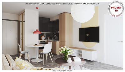 Appartement - 34 m² - 2 pièces