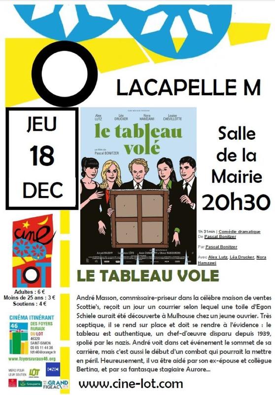 Ciné-Lot "Le tableau volé" à Lacapelle-Marival