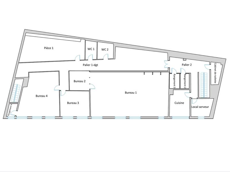 Local commercial - 530 m² - 15 pièces