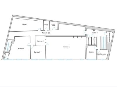 Local commercial - 530 m² - 15 pièces