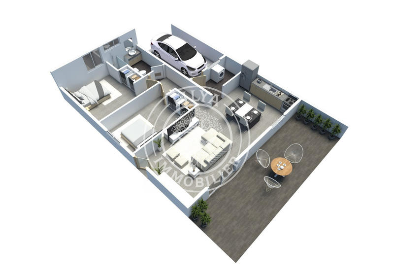 Maison - 71 m² - 3 pièces