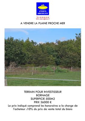 Terrain - 500 m²