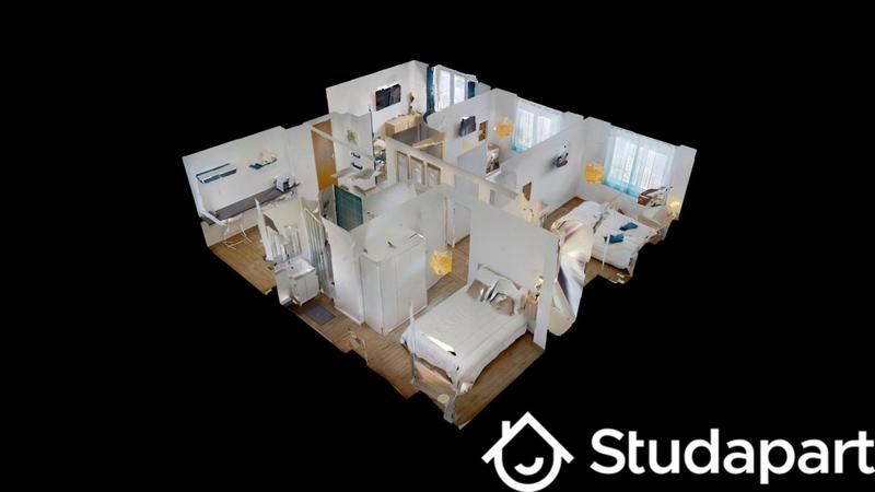 Chambre - 11 m² - 1 pièce