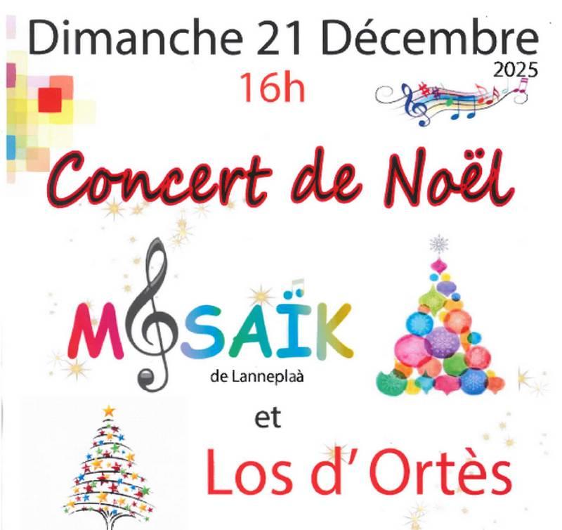 Concert de Noël : Mozaïk et Los d'Ortès