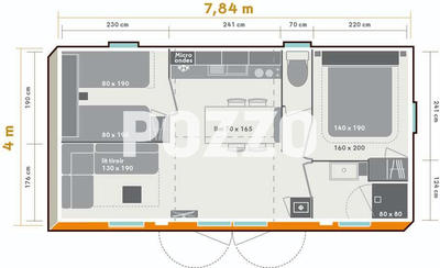 Maison - 28 m² - 3 pièces
