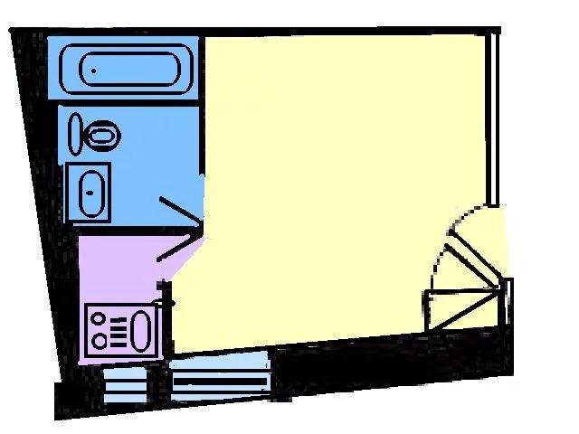 Appartement - 20 m² - 1 pièce