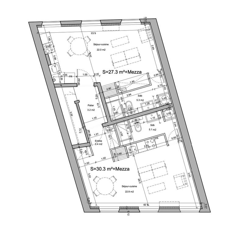 Appartement - 70 m² - 4 pièces
