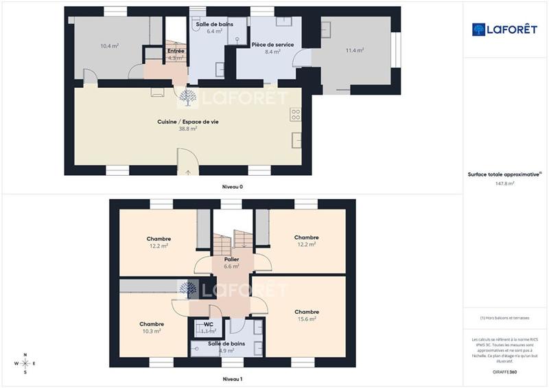 Maison - 132 m² - 5 pièces