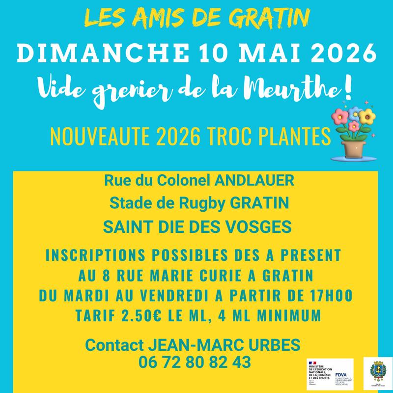 Vide grenier de la meurthe