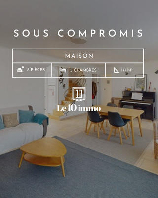 Maison - 171 m² - 8 pièces