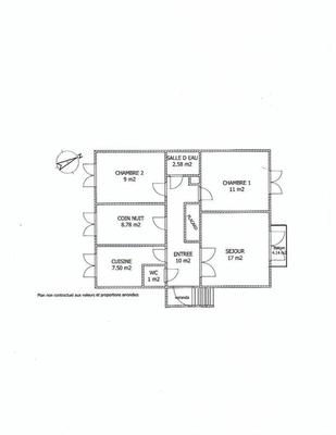 Pavillon - 66 m² - 4 pièces