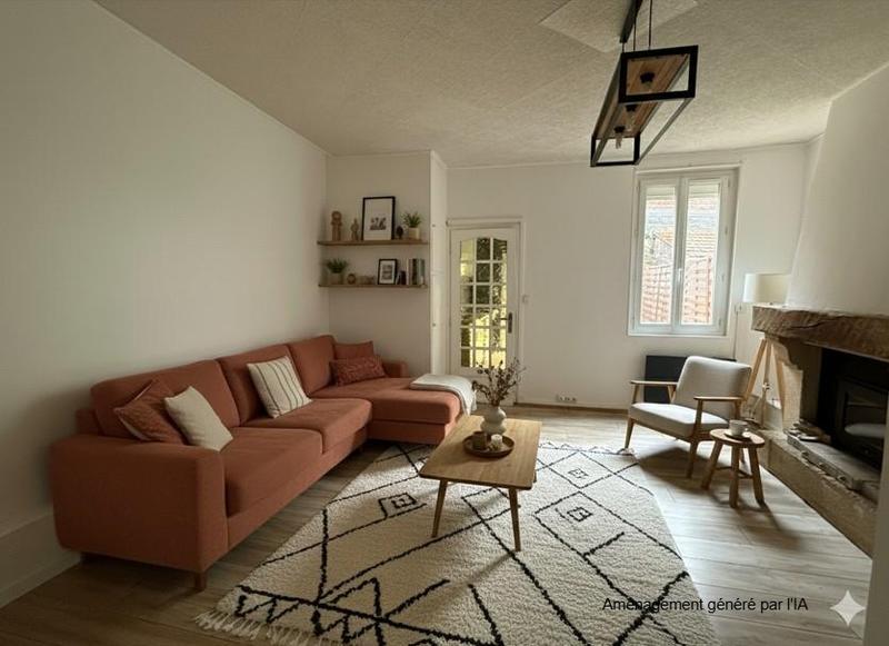 Maison jumelée - 74 m² - 3 pièces