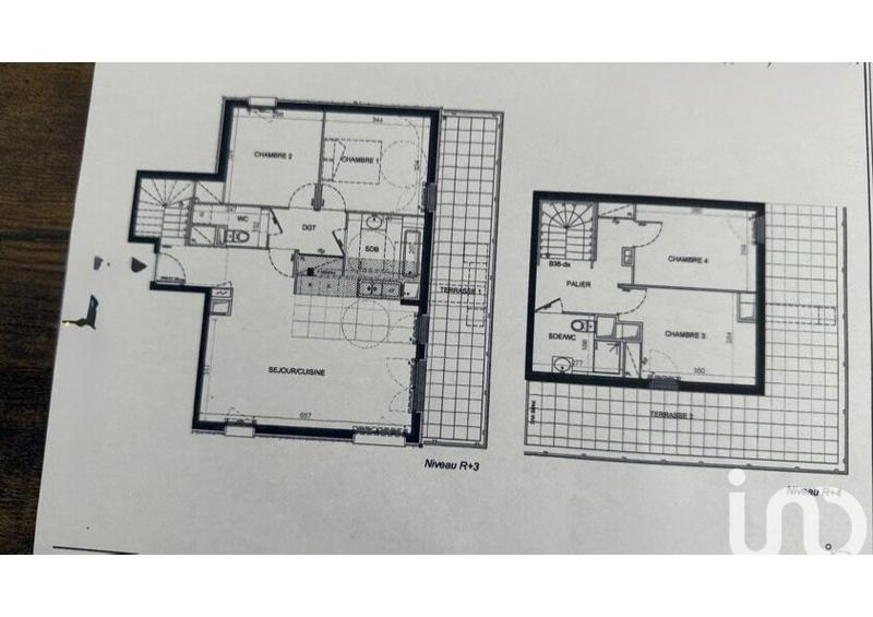 Duplex - 100 m² - 5 pièces