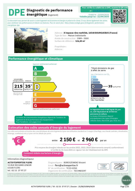 Maison - 107 m² - 5 pièces