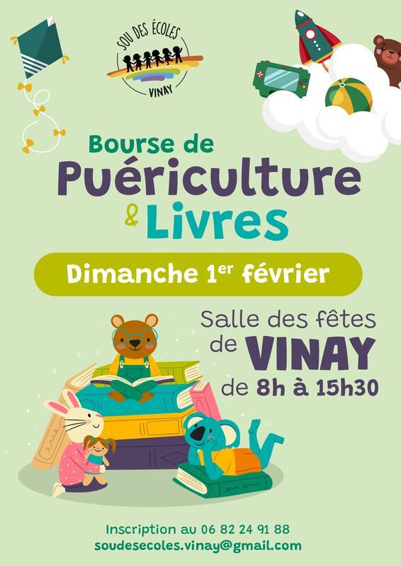 Bourse puériculture et livres