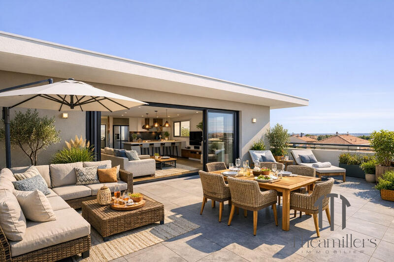 Appartement - 90 m² - 4 pièces