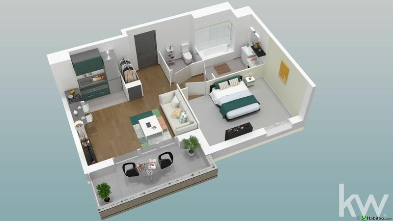 Appartement - 41 m² - 2 pièces