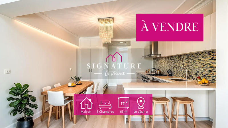 Maison - 66 m² - 4 pièces