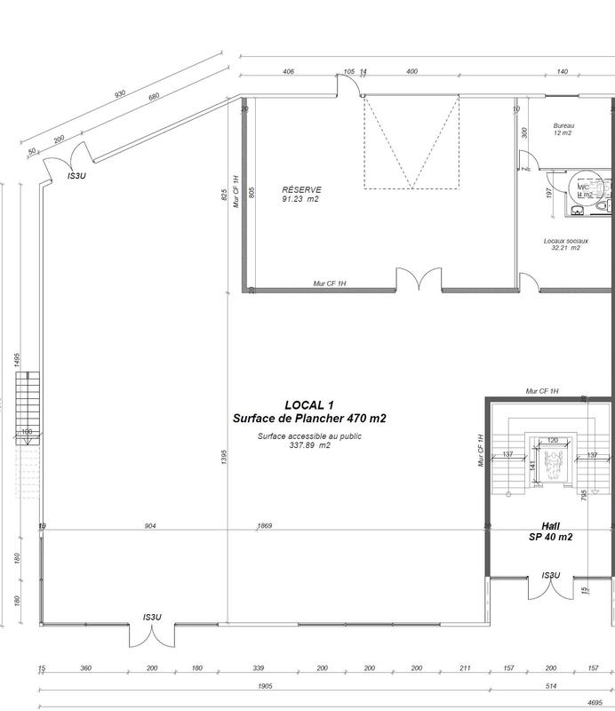 Local d'activités - 470 m²