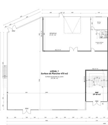 Local d'activités - 470 m²