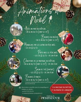 Animations de Noël à Pompadour