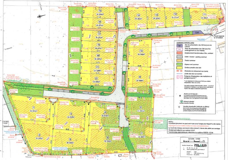 Terrain constructible - 930 m²