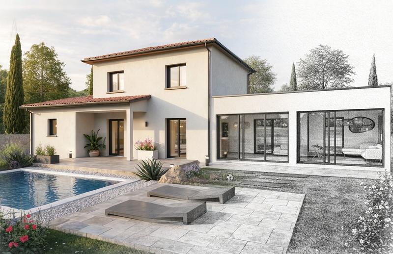 Maison - 89 m² - 4 pièces