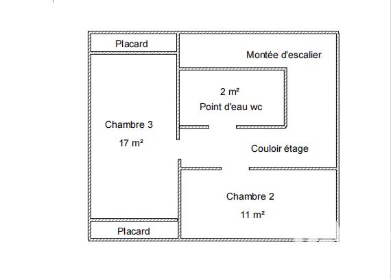 Maison de ville - 83 m² - 5 pièces