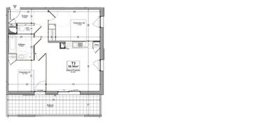 Appartement - 56 m² - 3 pièces