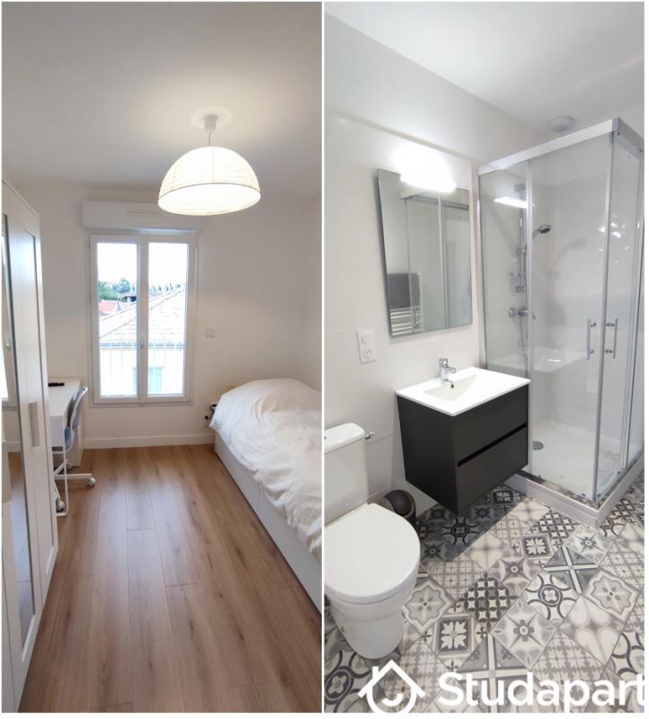 Chambre - 9 m² - 1 pièce