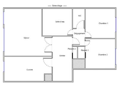 Appartement - 69 m² - 3 pièces