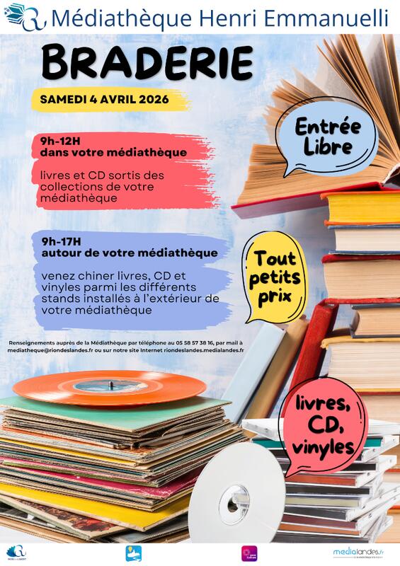 Braderie de la Médiathèque