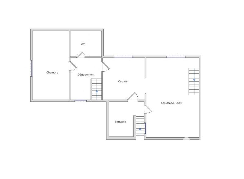 Maison - 80 m² - 3 pièces