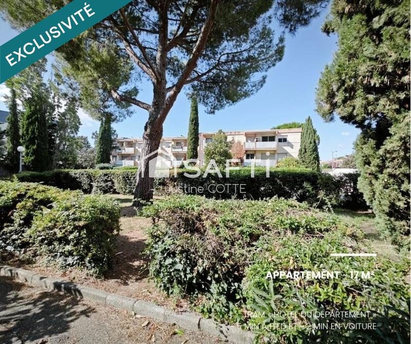 Appartement - 17 m² - 1 pièce