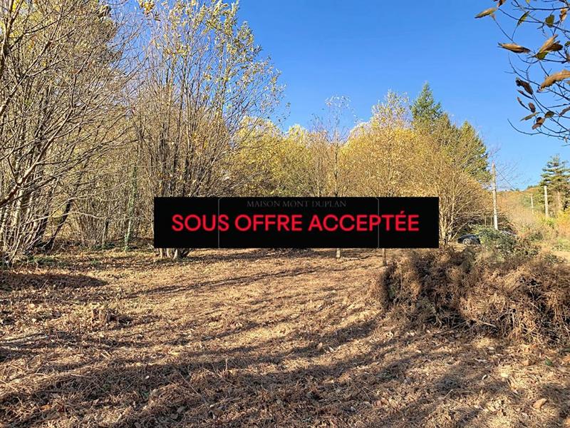 Terrain constructible - 1 125 m²