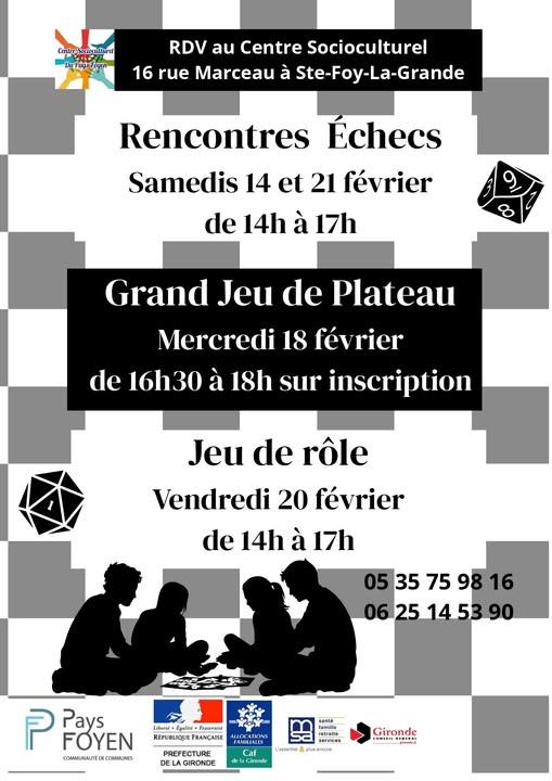 Jeux avec le Centre Socioculturel du Pays Foyen