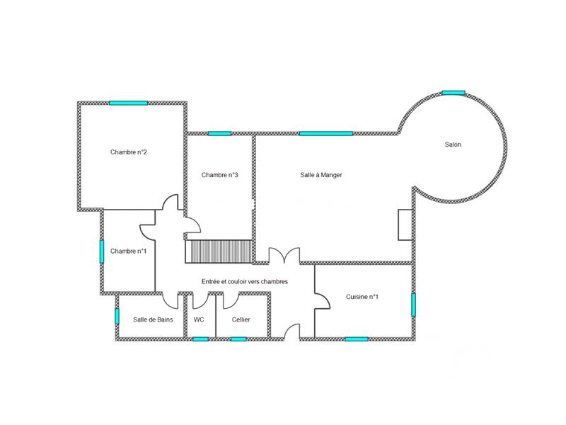 Maison - 260 m² - 14 pièces