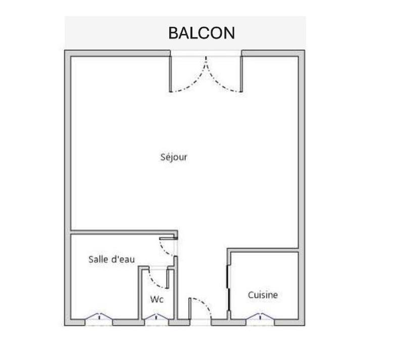 Appartement - 24 m² - 1 pièce