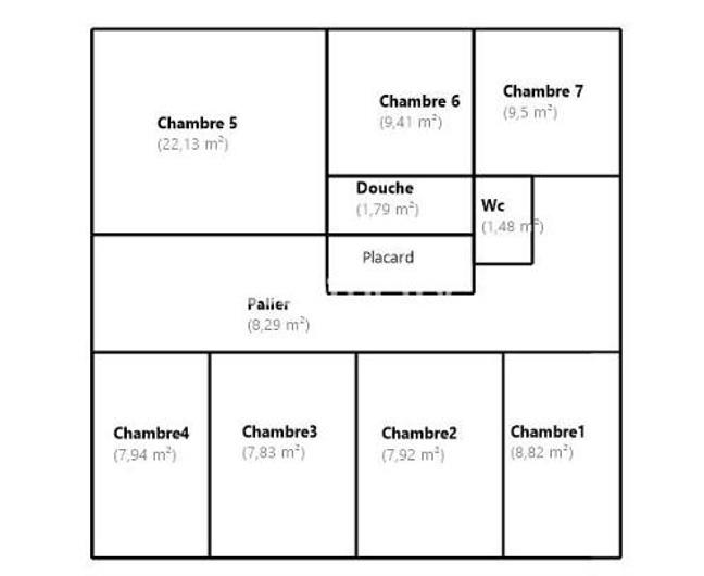 Immeuble - 250 m² - 15 pièces