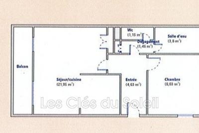 Appartement - 41 m² - 2 pièces