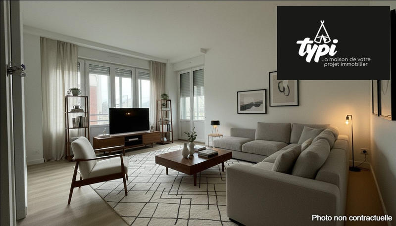 Appartement - 50 m² - 3 pièces