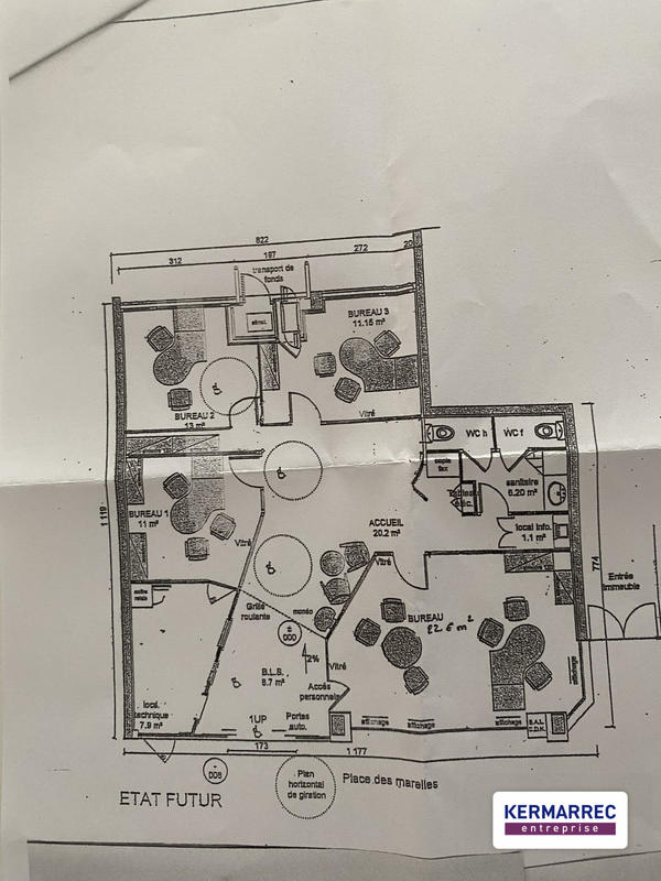 Local commercial - 106 m² - 6 pièces