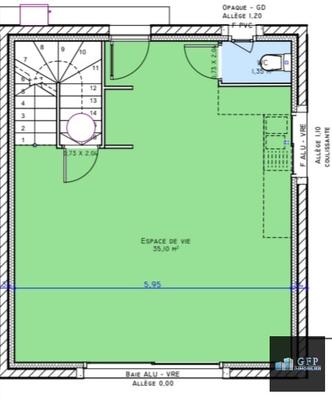 Villa - 72 m² - 4 pièces