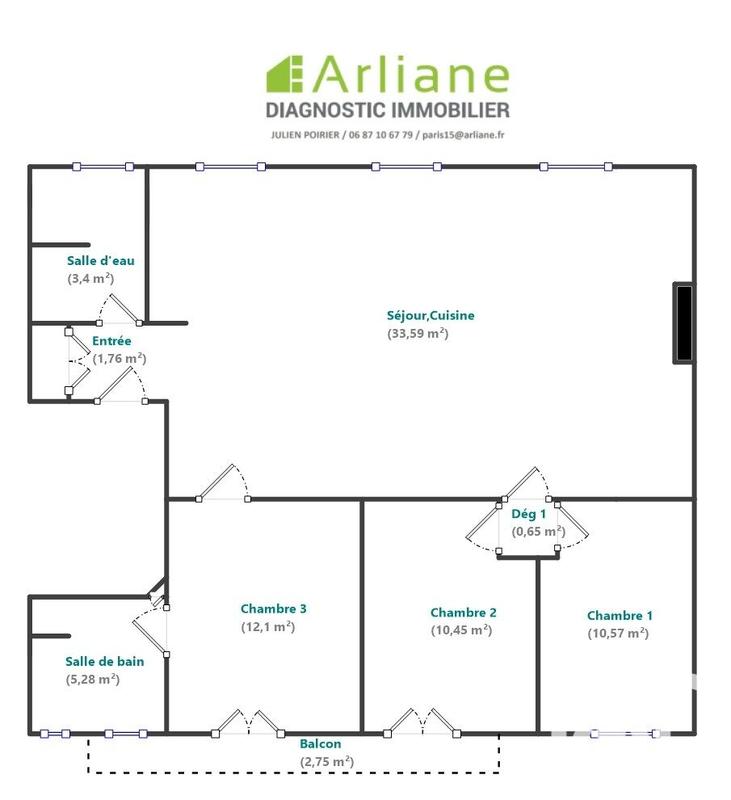 Appartement - 78 m² - 4 pièces