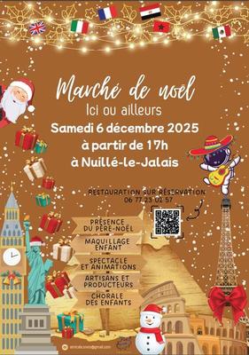 Marché de noël nocturne