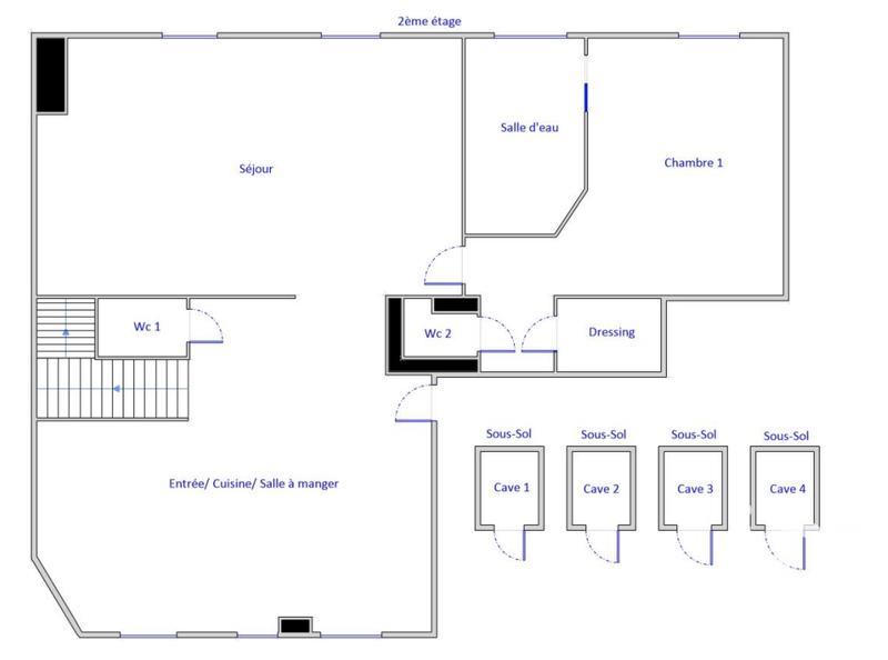 Duplex - 125 m² - 4 pièces